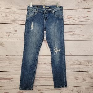 Kut from the Kloth Celine Slouchy Boyfriend distressed jeans